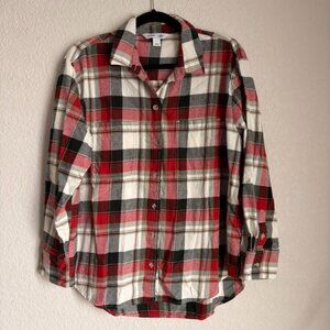 Large Old Navy Boyfriend Shirt Flannel